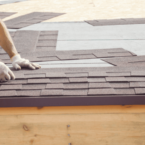 Installing shingles
